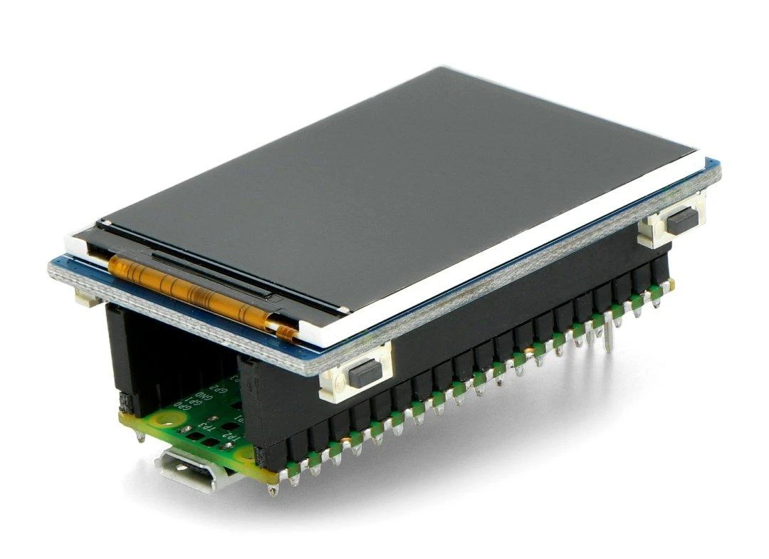 Waveshare 2 colių LCD modulis su Raspberry Pi Pico