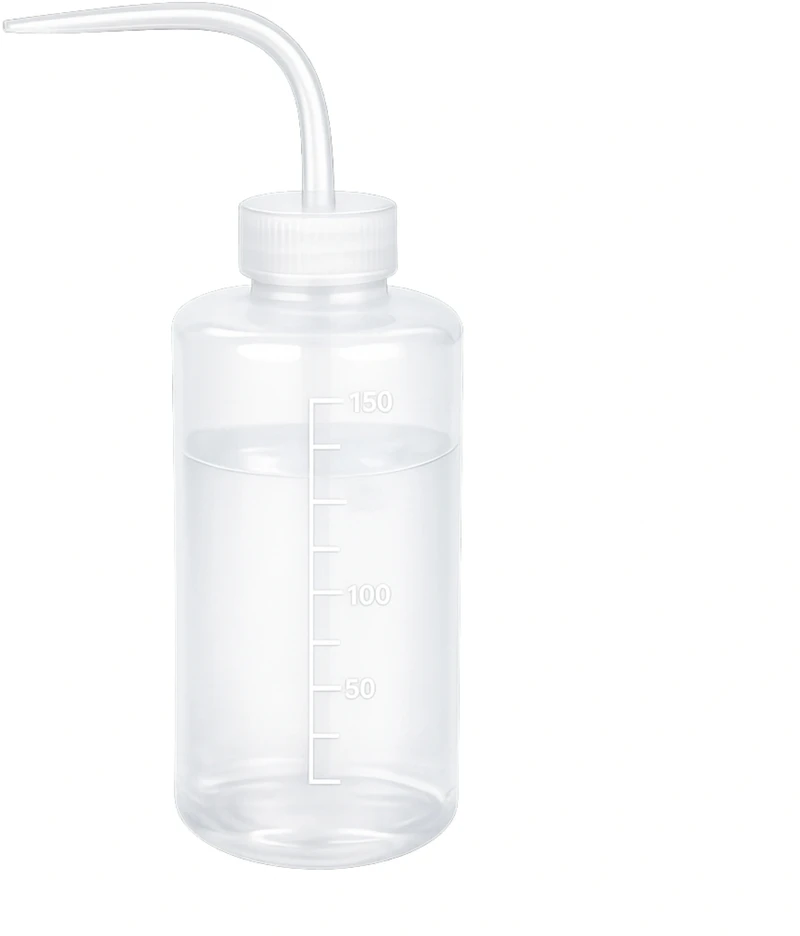 LDPE 250 ml ploviklio buteliukas – skysčio dozatorius naudojimo vietoje