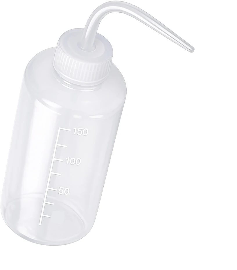 LDPE 250 ml ploviklio buteliukas – skysčio dozatorius naudojimo vietoje