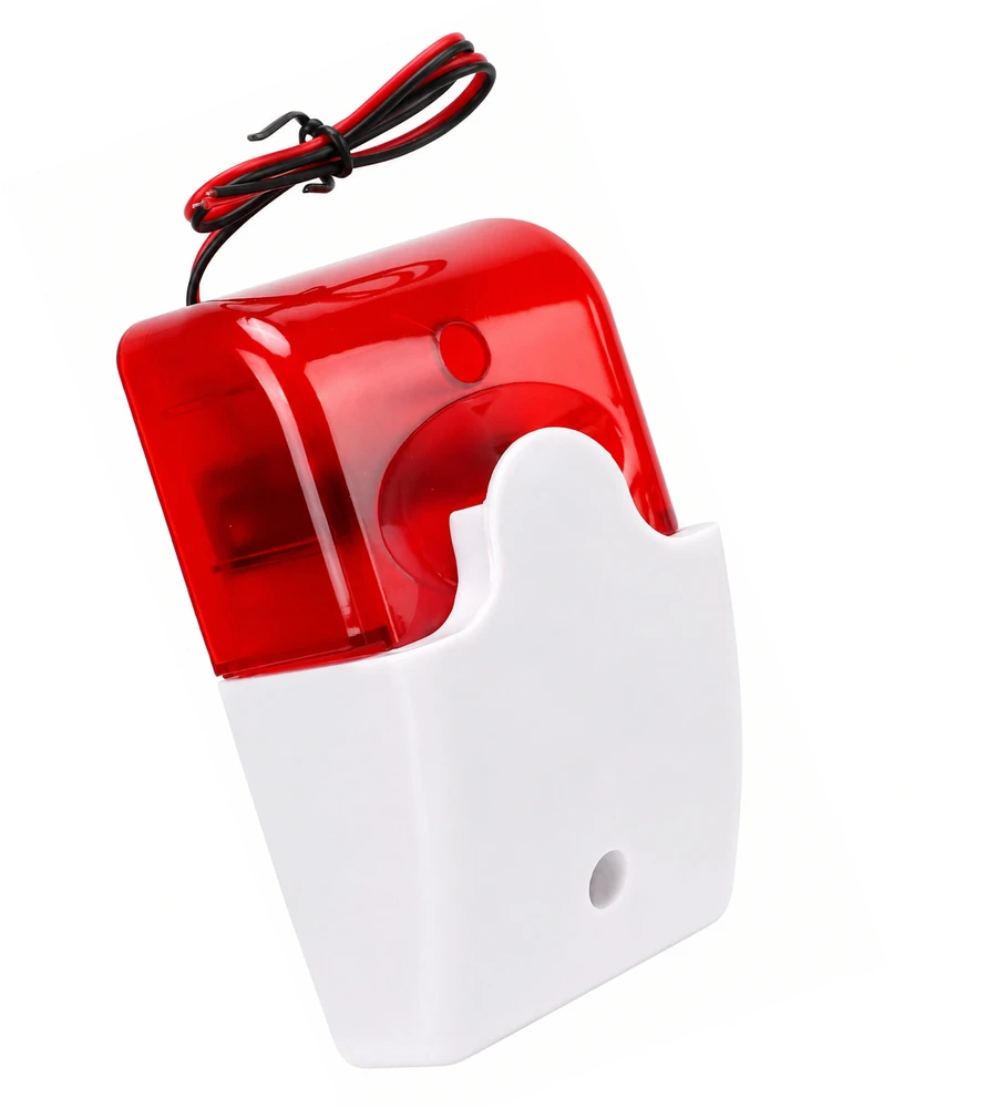 LED 12v raudonas lipnus gaidžio įspėjamasis žibintas