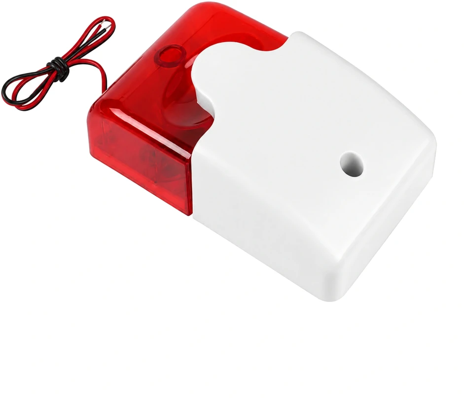 LED 12v raudonas lipnus gaidžio įspėjamasis žibintas