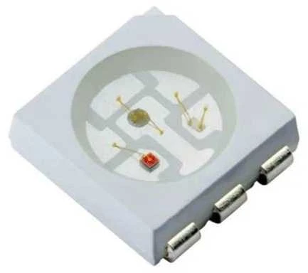 Oem LED diodu valdomas WS2812B 4pin - SMD 5050 - 10vnt - Skaitmeninis LED