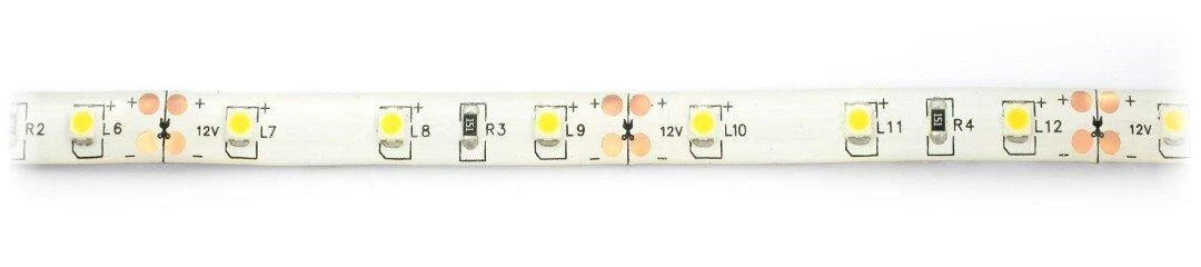 Oem LED juosta SMD3528 IP65 4.8W, 60 diodų / m, 8mm, neutrali balta - 5m
