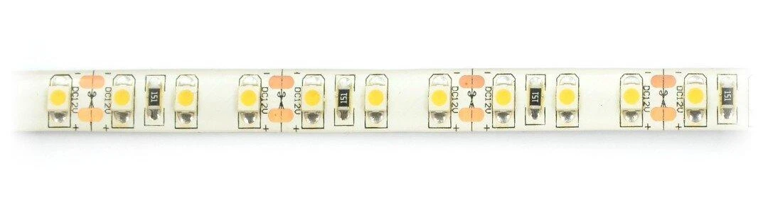 Oem LED juosta SMD3528 IP65 9.6W, 120 diodų / m, 8mm, šilta spalva - 5m