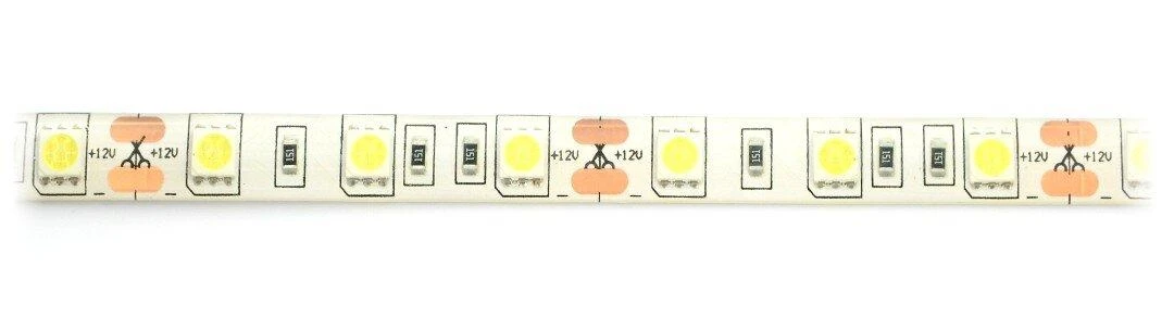 Oem LED juosta SMD5050 IP65 14.4W, 60 diodų / m, 10mm, šalta spalva - 5m