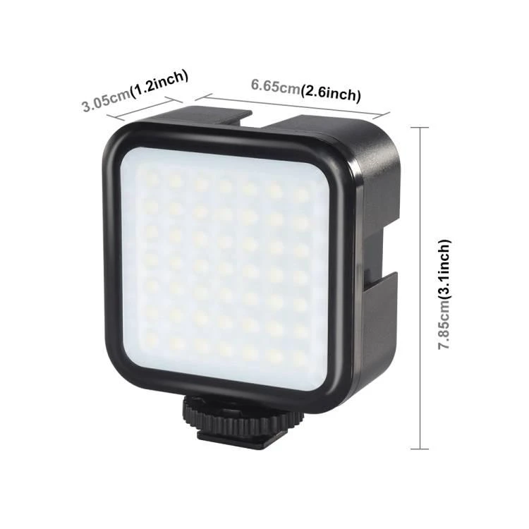 LED lempa kamerai 860 liumenų Puluz