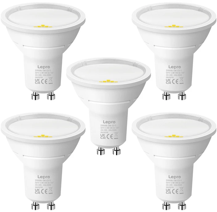 LED Bulb LEPRO 200086-DW GU10 5pcs.