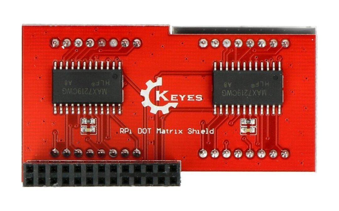 LED matricos plokštė su MAX7219 kontroleriais