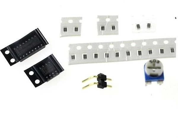 NE555 ir CD4017 elektronikos komponentų rinkinys