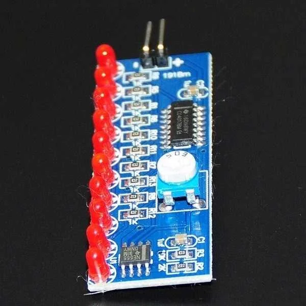Oem LED modulis Flowing light - NE555+CD4017 - Rinkinys - LED stroboskopas - DIY