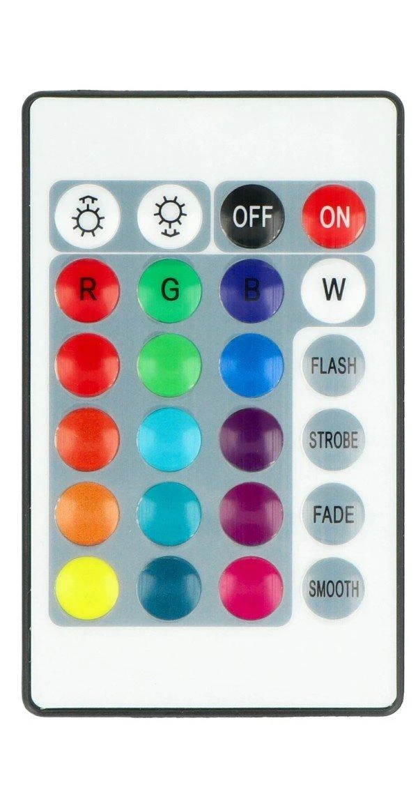 70-962# Oem LED RGB juostos valdiklis su IR nuotolinio valdymo pulteliu - 20 mygtukų