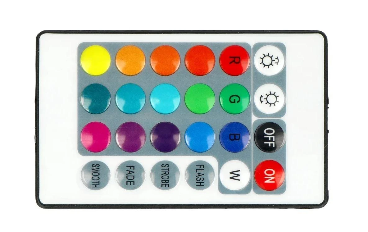 Blow Oem LED RGB juostos valdiklis su IR nuotolinio valdymo pulteliu - 24 mygtukai