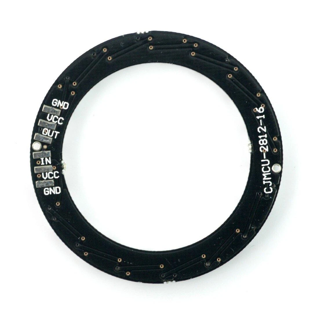 Oem LED RGB žiedas WS2812 5050 x 16 diodų - 44mm