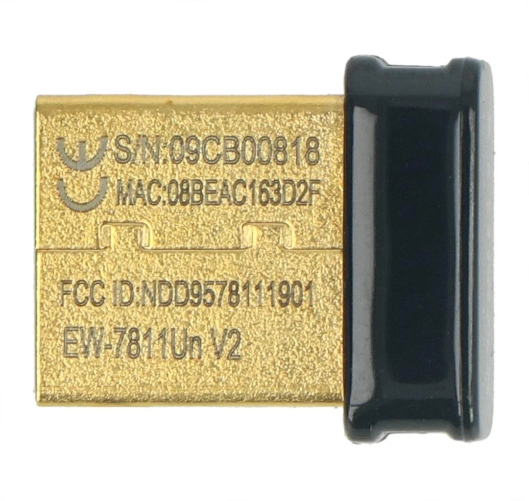 EDIMAX Wireless N150 Wi-Fi 4 nano USB adapteriai