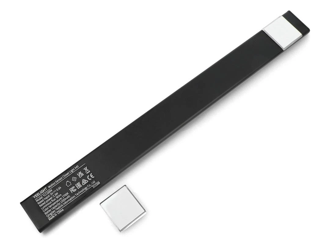 Lubinis šviestuvas Yeelight | Judesio jutiklio spintos šviesa | YLCG004-B | 100 lm | 2,3 W | 2700 K | Lempa | 5 V