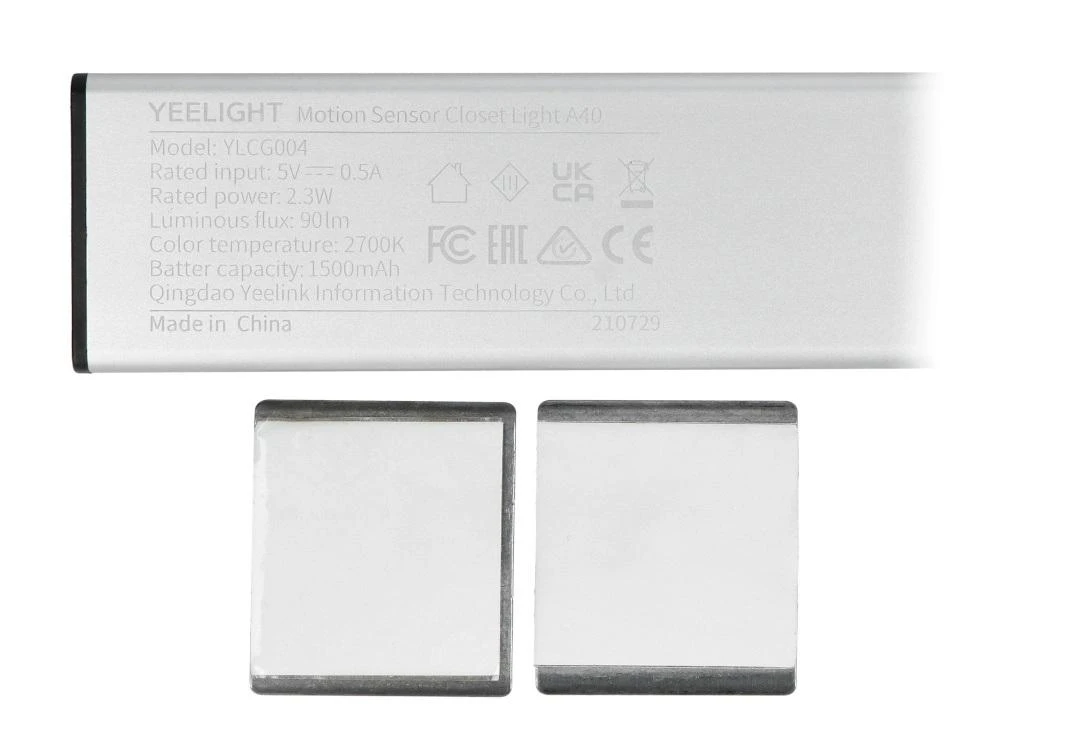 Yeelight judesio jutiklio spintos šviesa YLCG004 100 lm 2,3 W 2700 K Lempa 5 V