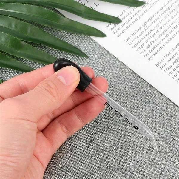Oem Lenktas stiklinis lašintuvas - 1 ml - stiklinė pipetė - lašintuvas