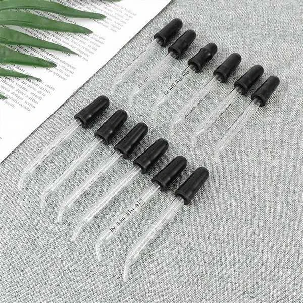 Oem Lenktas stiklinis lašintuvas - 1 ml - stiklinė pipetė - lašintuvas