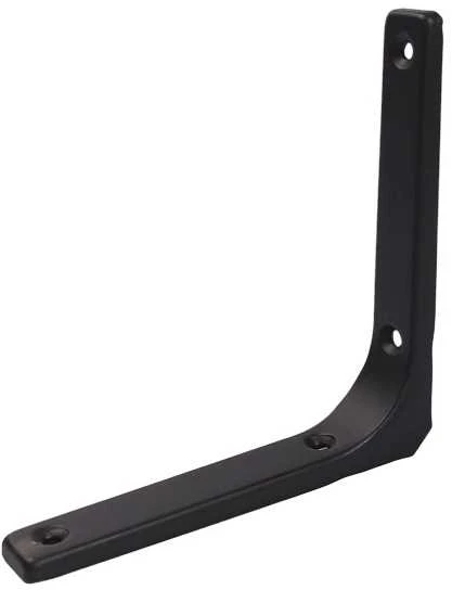 Oem Lentynos atrama 300x185mm - juoda - metalinė Atrama - Rankena