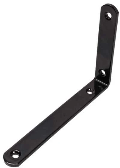 Oem Pramoninis baldų laikiklis 90 laipsnių - 150x100mm - baldų kampinis laikiklis - juodas