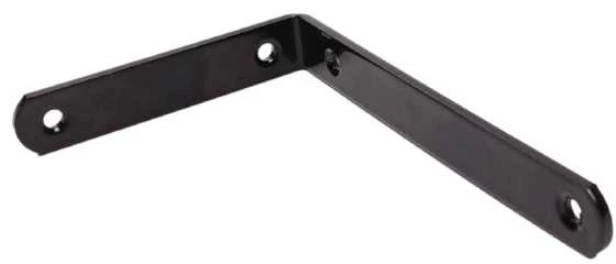 Oem Pramoninis baldų laikiklis 90 laipsnių - 150x100mm - baldų kampinis laikiklis - juodas