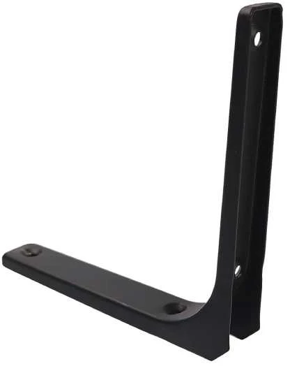 Oem Lentynos atrama 300x185mm - juoda - metalinė Atrama - Rankena