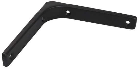 Oem Lentynos atrama 300x185mm - juoda - metalinė Atrama - Rankena