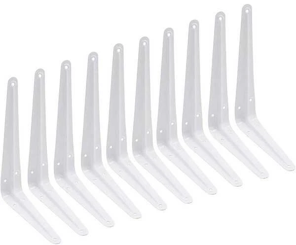 Oem Lentynos atrama - balta - 300x350 mm - plieno kampas