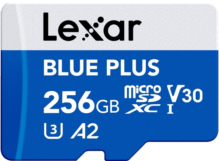 „Lexar Micro SDXC“ atminties kortelė, 256 GB (SD3.0)