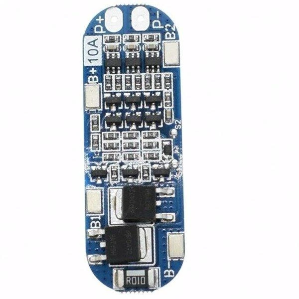 3S 10A BMS apsaugos modulis, mėlyna plokštė