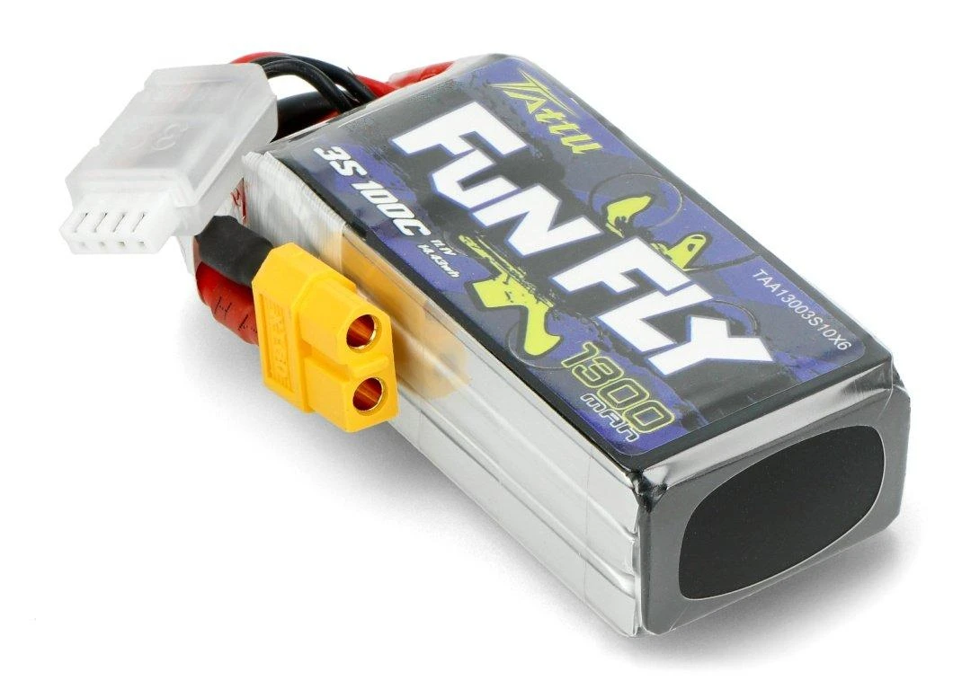 Gens Ace & Tattu Gens Ace Akumuliatorius Tattu Funfly 1300mAh 11.1V 100C 3S1P