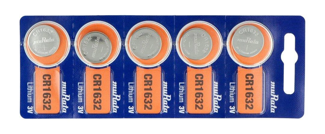 CR1632 3V Murata baterijos blisteryje