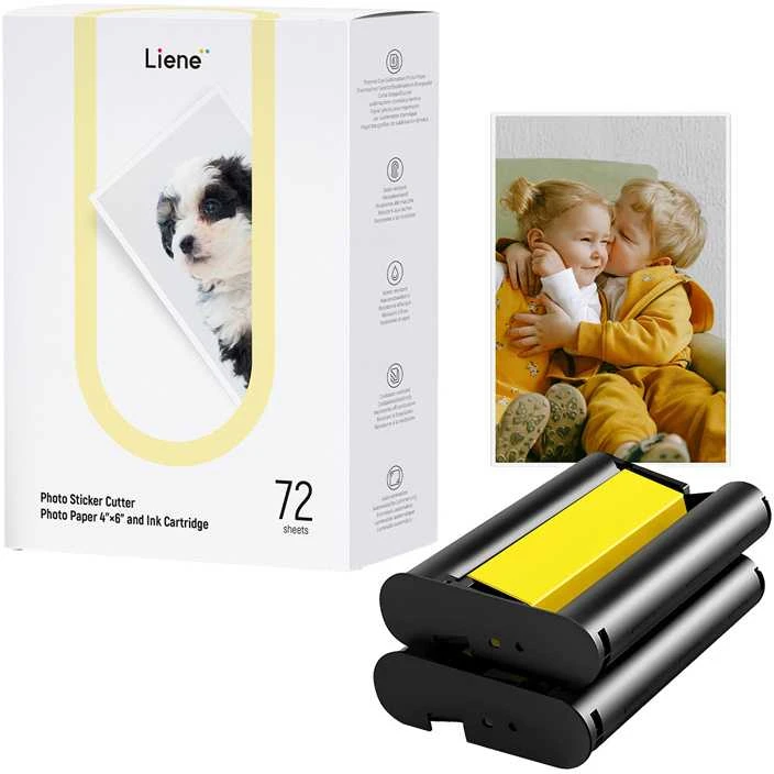 Liene PixCut 4×6″ spausdintuvas paper, 72 sheets