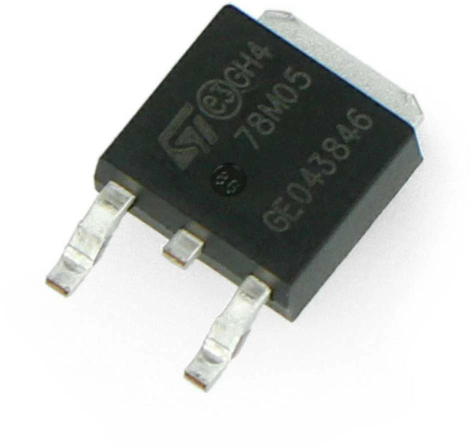 L78M05CDT SMD įtampos reguliatorius, 5V