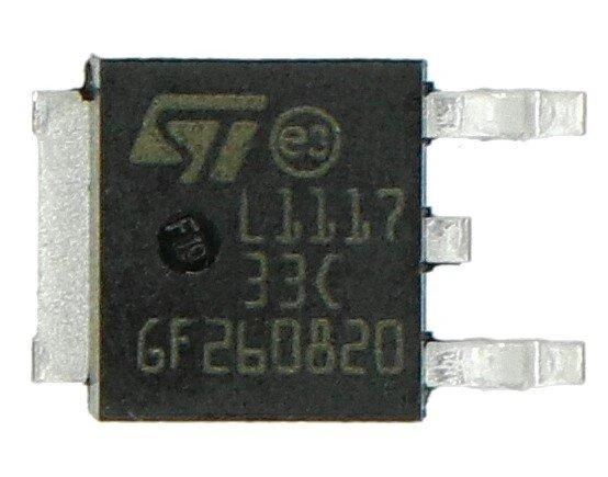 LM1117DT 3.3V reguliatoriaus mikroschemų korpusas
