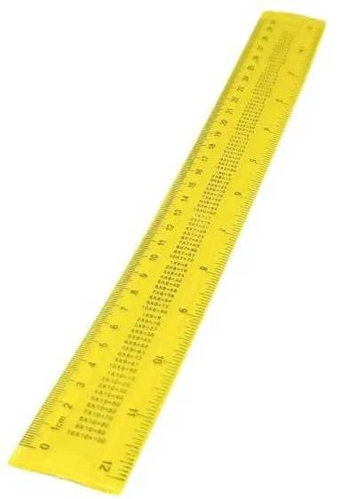 Oem Liniuotė su daugybos lentele 30cm 12 colių - spalvų derinys