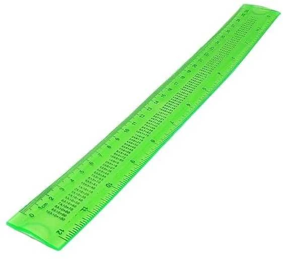 Oem Liniuotė su daugybos lentele 30cm 12 colių - spalvų derinys