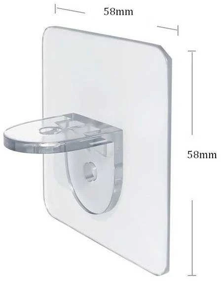 Oem Lipni lentynos atrama - 58x58mm - 10 vnt - Atrama -