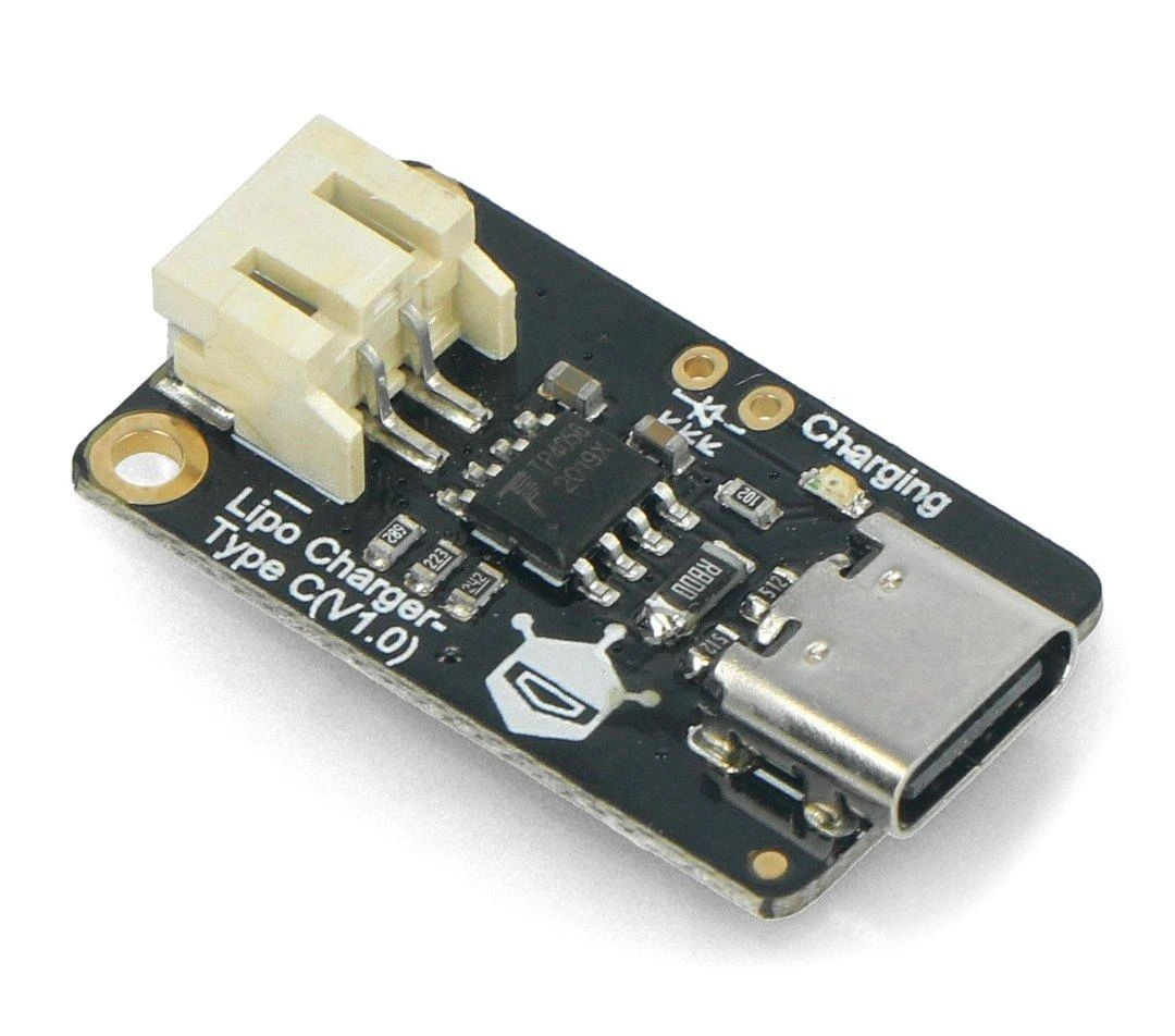 Lipo įkroviklis, Li-Pol baterijų įkrovimo modulis per USB C, DFRobot DFR0668