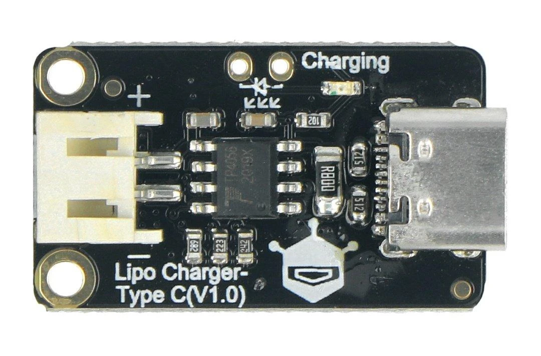 DFRobot Lipo įkroviklio modulis su USB-C jungtimi