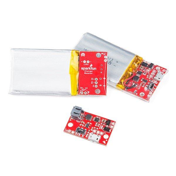 LiPo įkroviklis / stiprintuvas, 5 V / 1 A, SparkFun PRT-14411