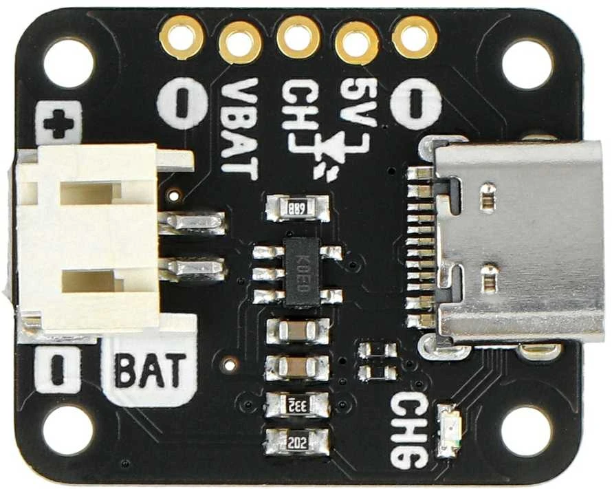 LiPo SHIM maitinimo plokštė su USB-C jungtimi