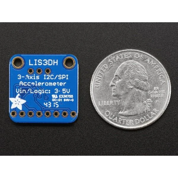LIS3DH 3-ašių skaitmeninis akselerometras I2C / SPI - Adafruit