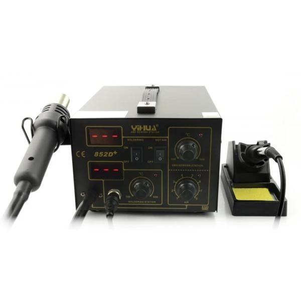 Oem Litavimo stotelė 2in1 Yihua 852D+ su karštu oru Hotair 600W