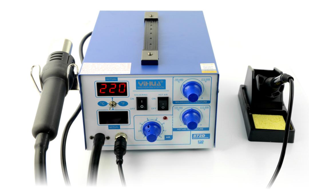 Oem Litavimo stotelė 2in1 Yihua 872D su karštu oru 700W