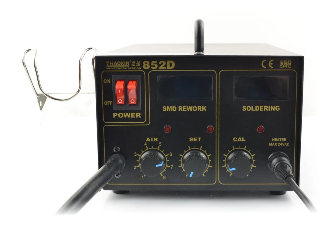Oem Litavimo stotelė 2in1 Zhaoxin 852D+ su karštu oru Hotair 330W