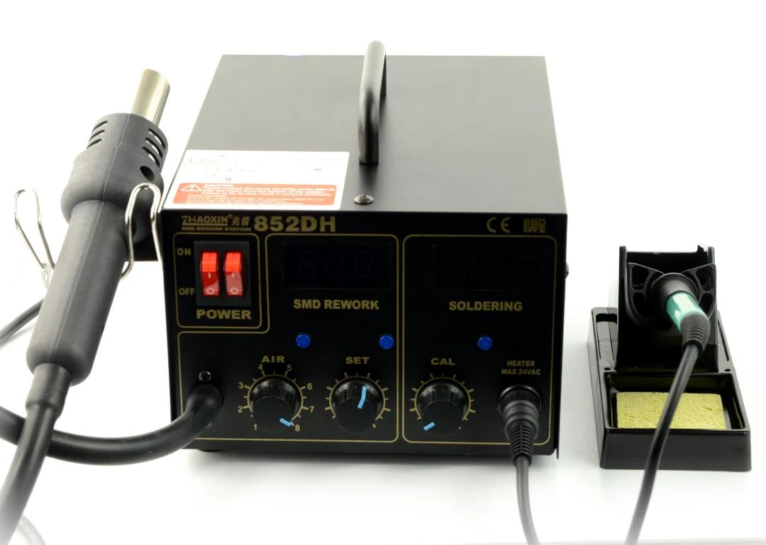 Oem Litavimo stotelė 2in1 Zhaoxin 852DH su karštu oru Hotair 75W