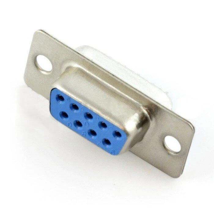 D-SUB 9 kontaktų lizdas adapteriui