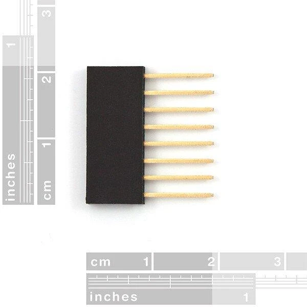 Oem Karpomas lizdas pailgintas 1x8 kaiščių 2.54mm skirtas Arduino