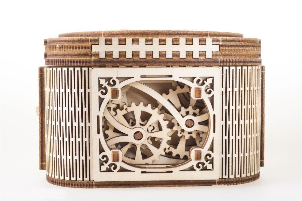 Dėlionė Lobių skrynia - mechaninis modelis surinkimui - fanera - 190 elementų - Ugearsmodels 70031